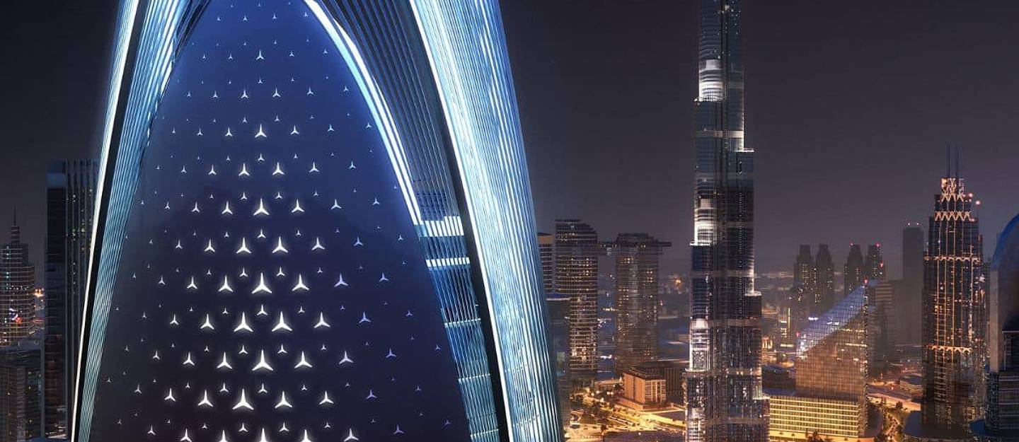 mercedes zgrada u dubaiju